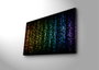 Wallity Lienzo Decorativo Iluminado con LED Multicolor 45 x 70 cm